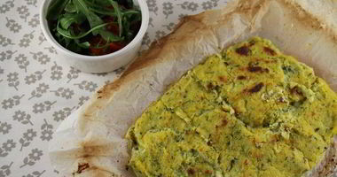 Рецепт Запеченной зеленой поленты