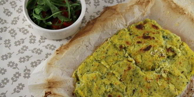 Рецепт Запеченной зеленой поленты