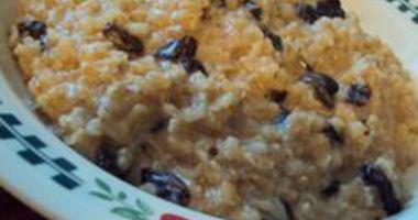 Рецепт Кутьи из коричневого риса с соевым молоком и изюмом
