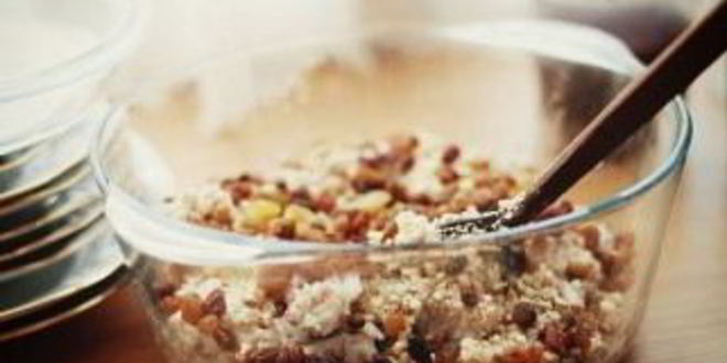 Рецепт кутьи с яблоками