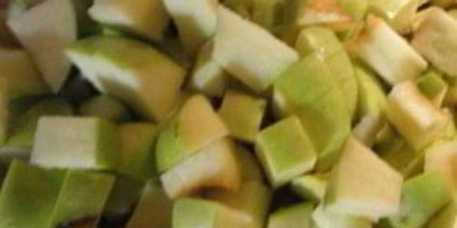 Рецепт кутьи с яблоками