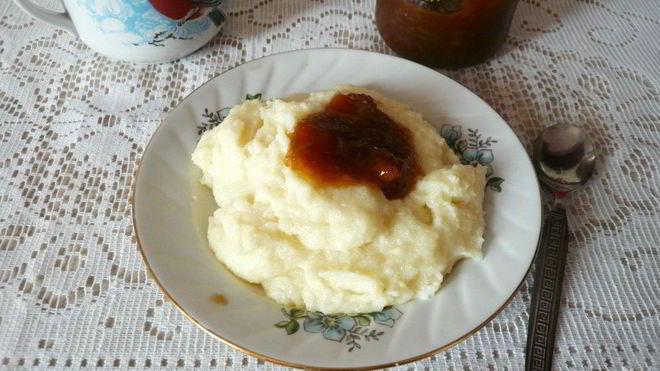 Рецепт густой манной каши