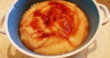 Рецепт Каши манной с яблоками