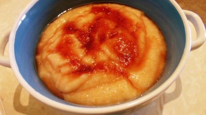 Рецепт каши манной с яблоками