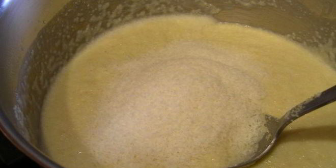 Рецепт кокосовой манной каши