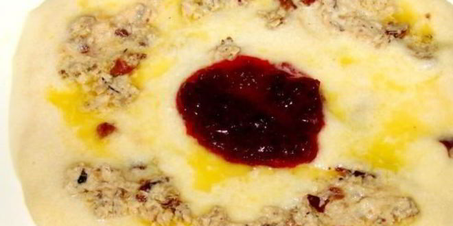 Рецепт Манной каши Гурьевской с грецкими орехами