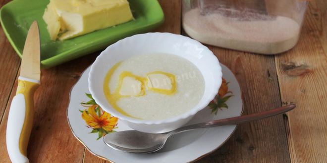 Рецепт манной каши на молоке без комочков классическая