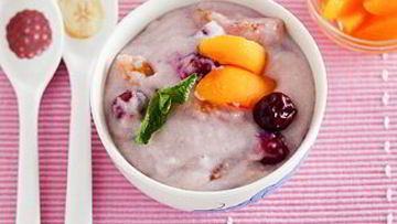 Рецепт Манной каши с фруктами в мультиварке