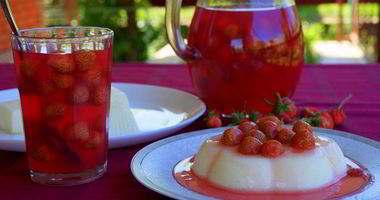 Рецепт Манной каши с киселем