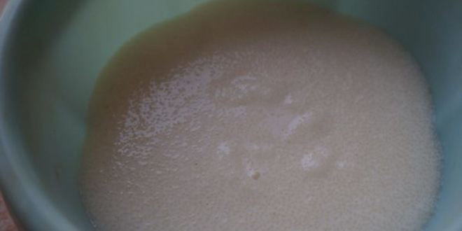 Рецепт манной каши с киселем