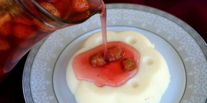 Рецепт манной каши с киселем