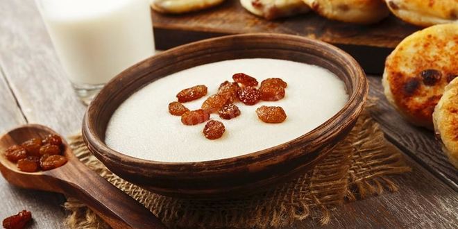 Рецепт Жидкой манной каши на молоке в мультиварке