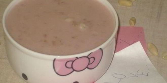 Рецепт Клубнично-сливочной овсяная каша с лавандой