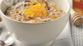 Рецепт Овсяной каши с апельсином и шоколадом