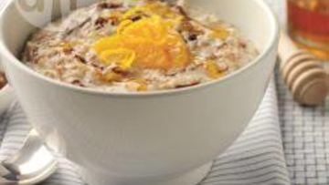 Рецепт Овсяной каши с апельсином и шоколадом