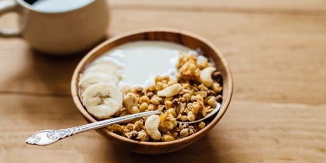 Рецепт Овсяной каши с бананом и йогуртом
