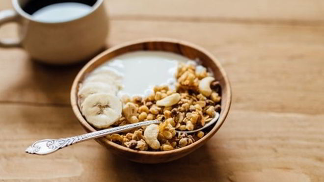 Рецепт овсяной каши с бананом и йогуртом