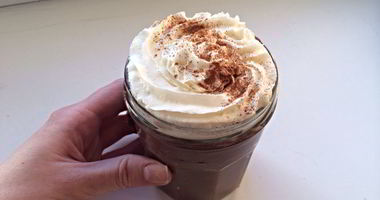 Рецепт Овсяной каши с шоколадом и взбитыми сливками