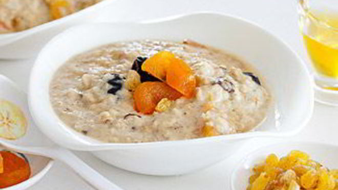 Рецепт овсяной каши с сухофруктами в мультиварке