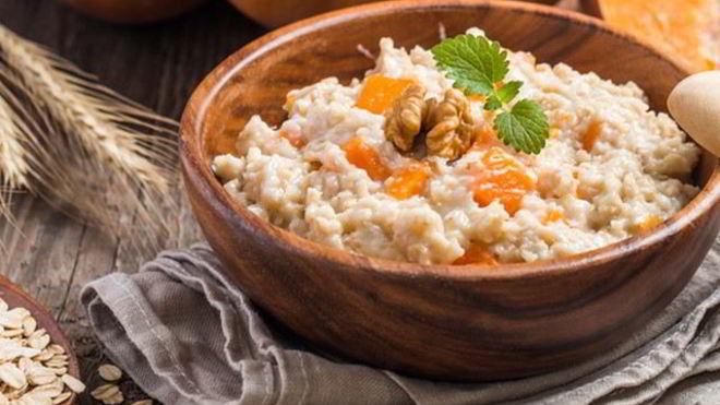 Рецепт овсяной каши с тыквой