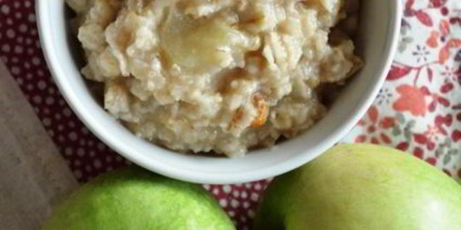 Рецепт Овсяной каши с жареными яблоками