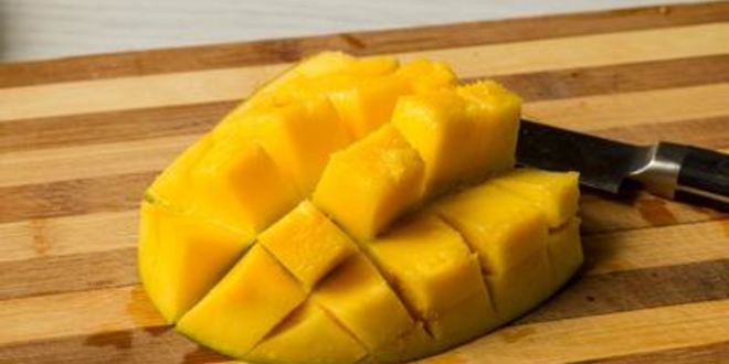 Рецепт овсяной каши со сгущенкой и манго