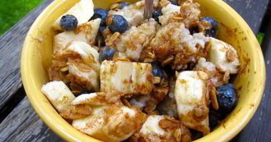 Рецепт Овсянки с корицей и бананами