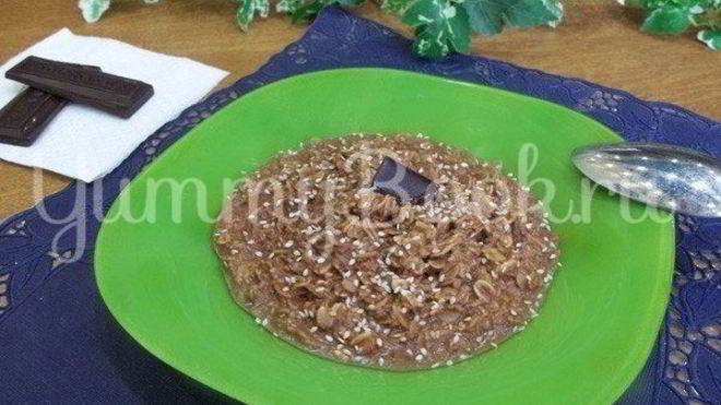 Рецепт шоколадной овсяной каши