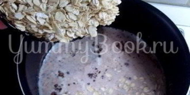 Рецепт шоколадной овсяной каши