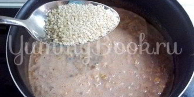Рецепт шоколадной овсяной каши