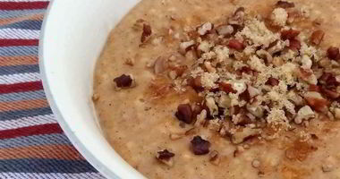 Рецепт Тыквенной овсяной каши с ароматными специями