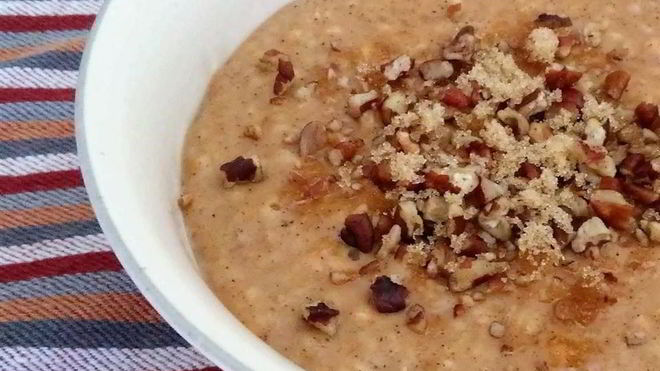 Рецепт тыквенной овсяной каши с ароматными специями