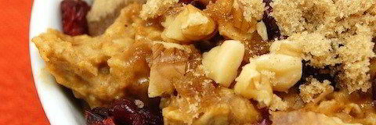 Рецепт Тыквенной овсяной каши с вяленой клюквой