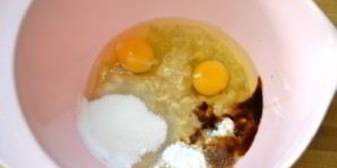 Рецепт запеченной овсянки с черникой и бананом