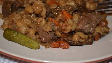Рецепт Каши перловой с говядиной