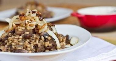 Рецепт Каши перловой с грибами