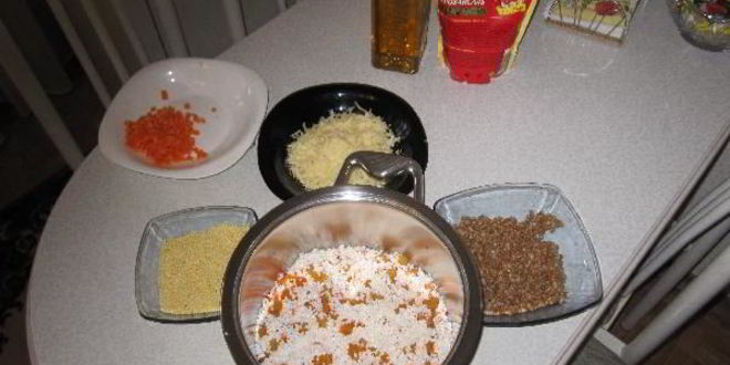 Рецепт каши с курицей и курагой