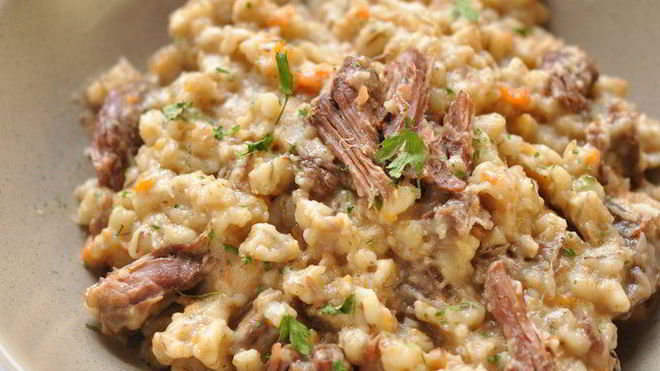 Рецепт перловой каши с говядиной