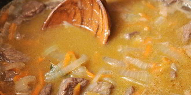 Рецепт перловой каши с говядиной