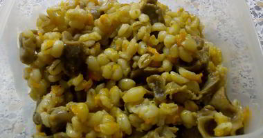 Рецепт Перловой каши с куриными желудками в мультиварке