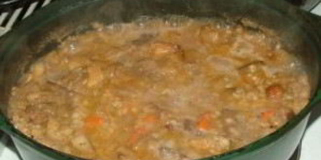 Рецепт перловой каши с мясом