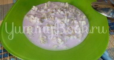 Рецепт Перловой каши с семечками и йогуртом