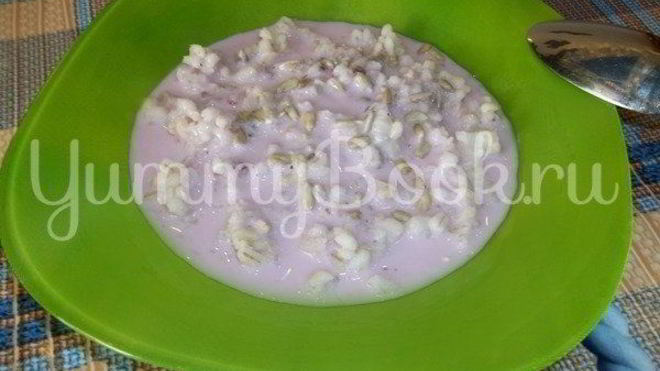 Рецепт перловой каши с семечками и йогуртом