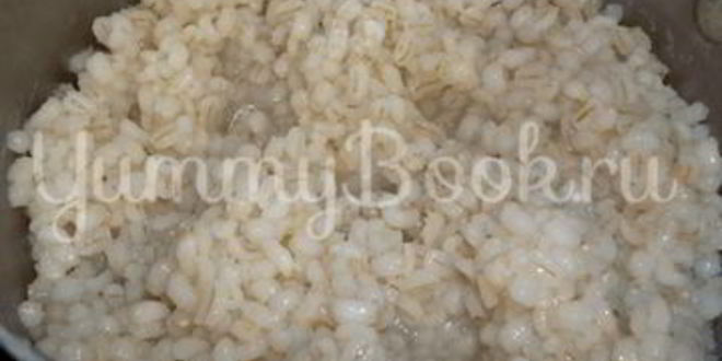 Рецепт перловой каши с семечками и йогуртом