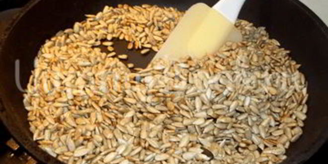 Рецепт перловой каши с семечками и йогуртом