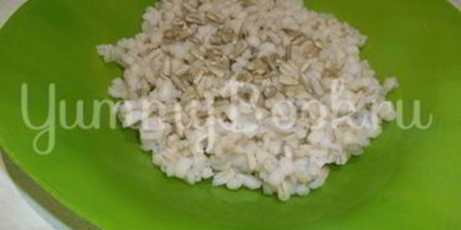 Рецепт перловой каши с семечками и йогуртом