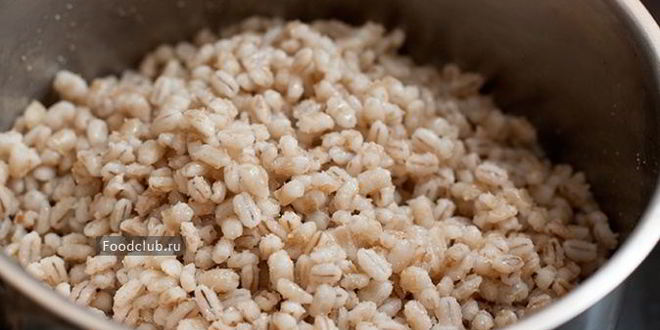 Рецепт перловой каши с сыром