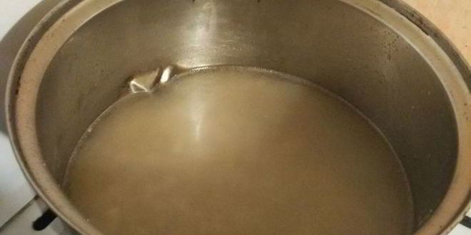 Рецепт перловой каши с тушеной говядиной и конкассе из томатов