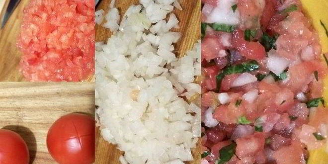 Рецепт перловой каши с тушеной говядиной и конкассе из томатов