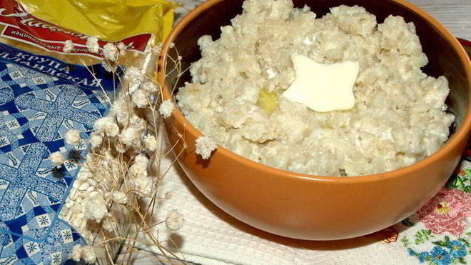 Рецепт перловой каши, томленой в молоке